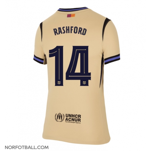 Billige Fotballdrakt Barcelona Marcus Rashford #14 Replika Bortedrakt Dame 2025-26 Kortermet Billige Fotballdrakt Barcelona Marcus Rashford #14 Replika Bortedrakt Dame 2025-26 Kortermet